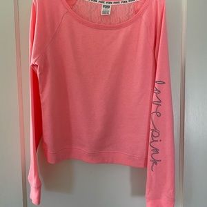 Victoria’s Secret PINK Lace Back Sweatshirt